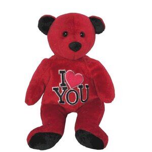Mary Meyer Valentine's Day I Love You Heart Plush Bear Stuffed Animal 2003 8"